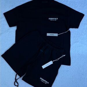 Essentials Black Dress Shirt